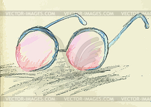 Glasses - vector clip art