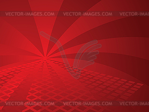 Bright Red Background - vector image