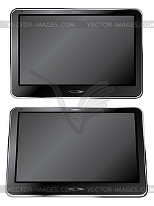 Black Digital Tablet - vector image