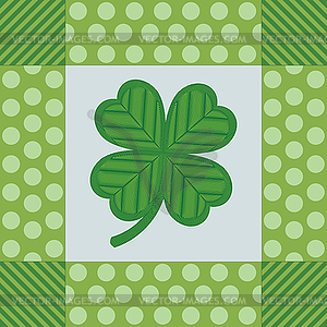 Shamrock Digital Embroidery - vector clip art