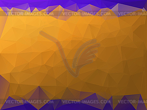 Purple and Gold Geometric - vector clip art