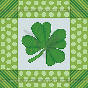 Shamrock Digital Embroidery - vector clipart