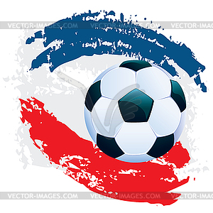 Football Ball and Strokes - vector clip art