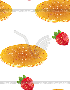 Tasty Fluffy Pancakes - vector clipart