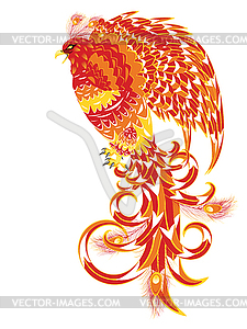 Mythical Phoenix Bird - vector clipart