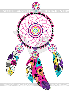 Stylized dream catcher - vector clipart