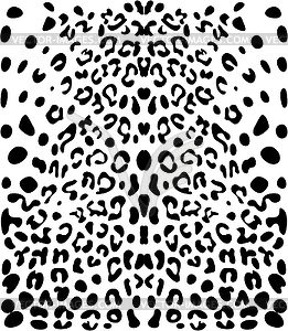 Leopard skin background - vector image