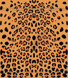 Leopard skin background - vector clip art