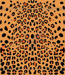 Leopard skin background - vector clip art