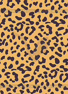 Leopard skin pattern - vector image