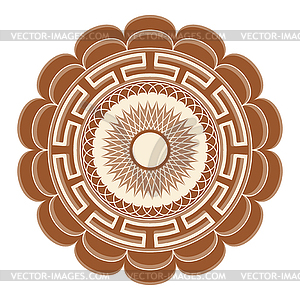Chuseok cookie design - vector clipart