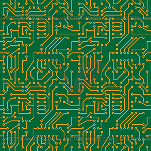 Printed circuit board - vector clipart
