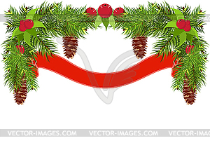 Christmas garland - vector image