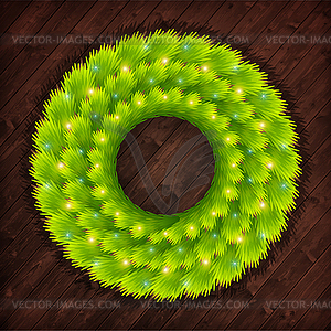 Christmas wreath - vector clipart