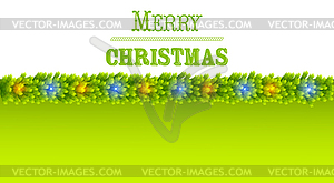 Christmas greeting card - vector image