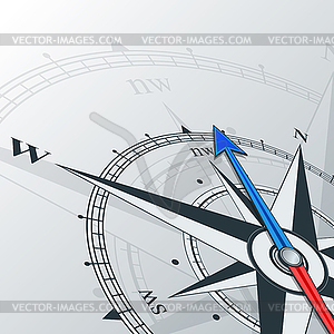 Compass northwest - vector image