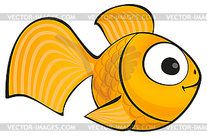 Golden fish - vector clipart