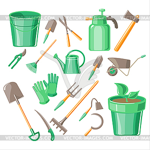 Gardening Tools Set - vector clipart