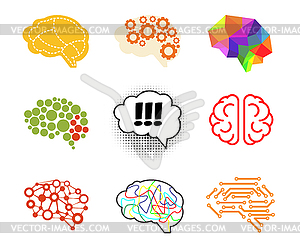 Brain Icon - vector image