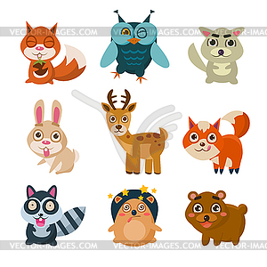 Forest Animals - vector clipart