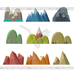 Mountains - vector EPS clipart