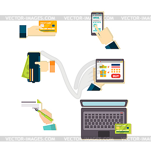 E-commerce Set - vector clipart