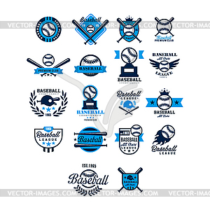 Set Of Baseball Badge Collection - vector image