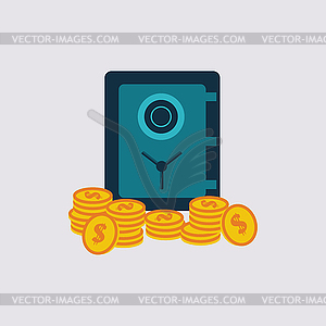 Bank Insurance Illustartion - vector image