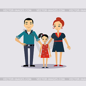 Family and Education Insurance Illustartion - vector clipart