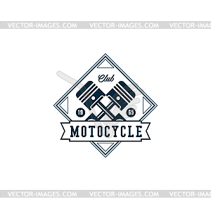 Badges Motorcycle Collections - royalty-free vector clipart