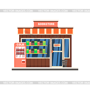 Bookshop Front - vector image