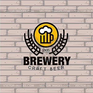 Brewery Logo - vector image