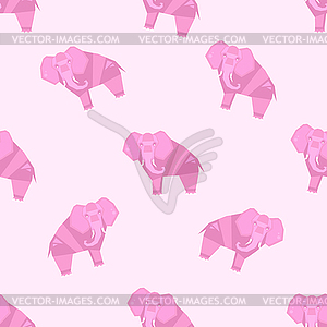 Elephant Pattern. Stylized - vector image