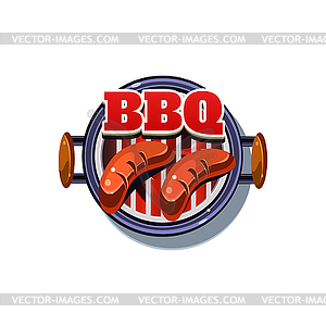 BBQ Sticker - vector EPS clipart