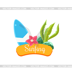 Summer Surfing - vector image