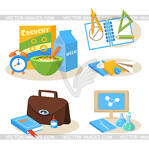 Back to school design template - vector image