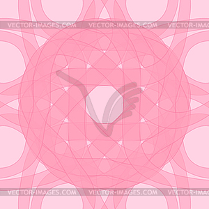 Decorative pattern pink of circular - vector image