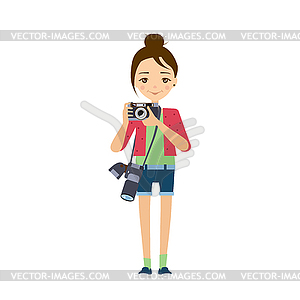 Photographer.  - vector image