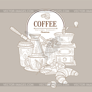 Coffee set - vector clipart