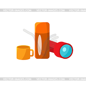 Camping Accessories - vector image
