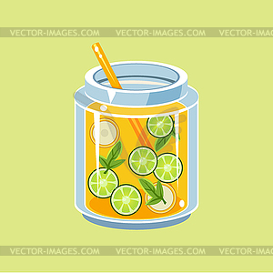 Jar Of Lemonade - vector image