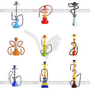 Hookah Icons  - vector clipart