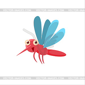 Mosquito Mid-air Icon - vector clipart