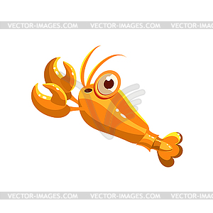 Mollusk with Pincers - vector image