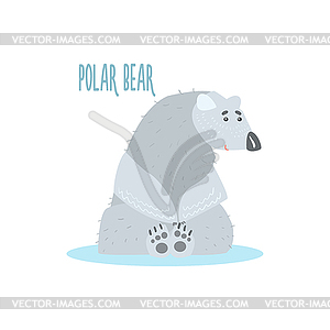 Polar Bear - vector clip art