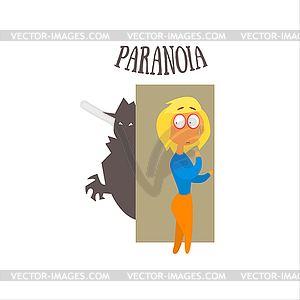 Paranoia - vector clipart