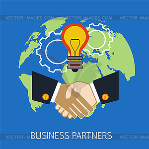 Business Partners Concept Art - vector image