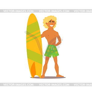 Surfer Guy - vector clip art