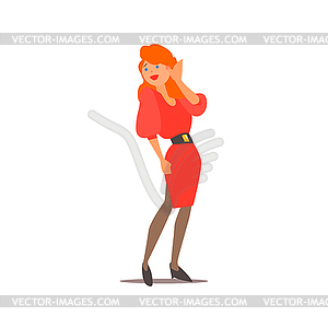 Sexy Girl - vector clipart / vector image