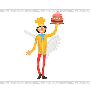 Profession Confectioner - royalty-free vector clipart